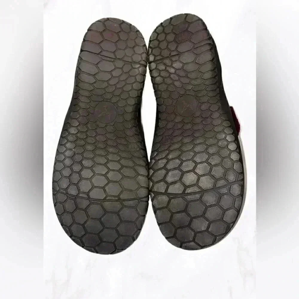 Portofino Berenjena Stretch Leather Shoes | Burgundy, Orthotic-Friendly, 7